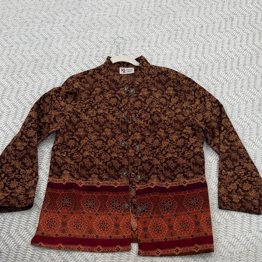 Women’s Vintage Maggie Sweet Mandarin Colar Top